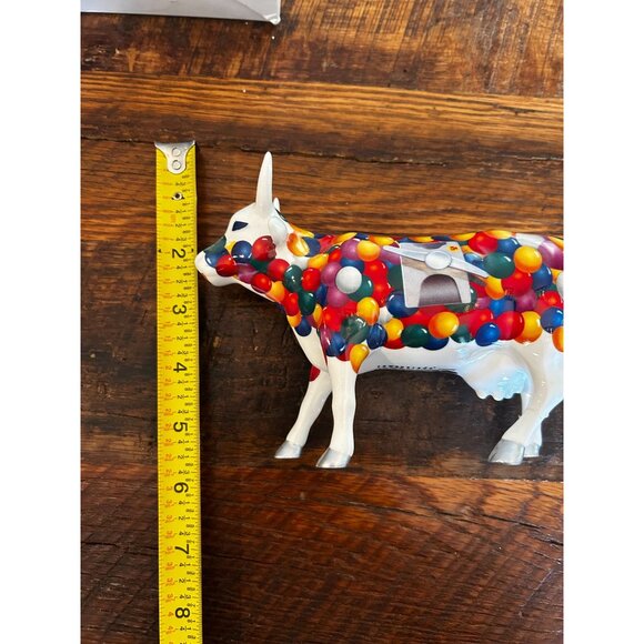 The Gum-Bull Machine Figurine By  Cow Parade The Gum-Bull Machine Porcelain Figu - Picture 3 of 9